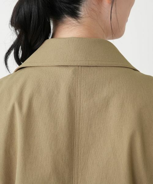 Leilian / レリアン テーラードジャケット | 洗えるデニム調トレンチ風ジレ | 詳細15