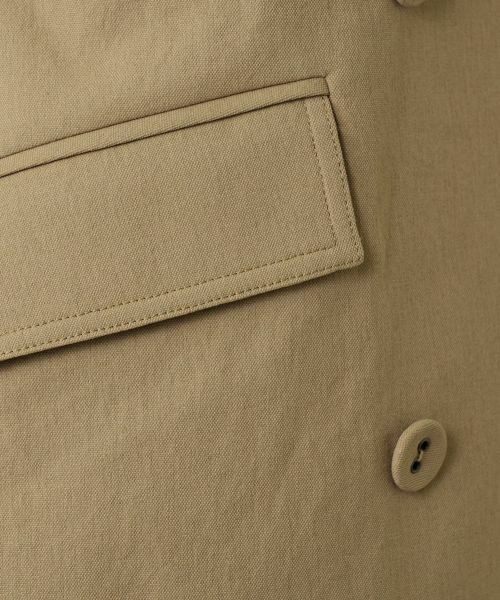 Leilian / レリアン テーラードジャケット | 洗えるデニム調トレンチ風ジレ | 詳細20