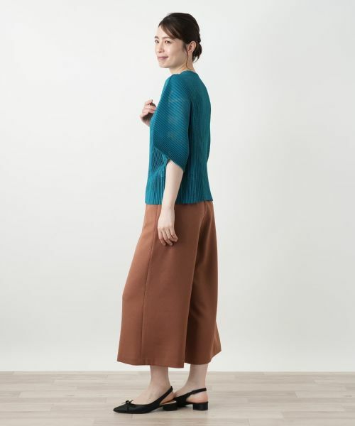 Leilian / レリアン シャツ・ブラウス | 透かし編みビッグスリーブブラウス | 詳細5