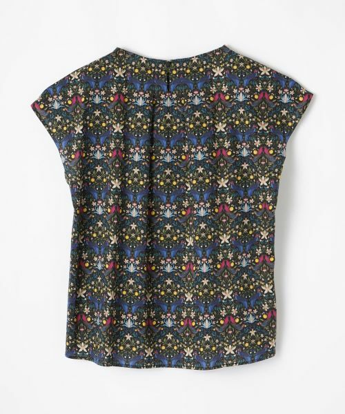 Leilian / レリアン シャツ・ブラウス | フラワー柄フレンチスリーブブラウス | 詳細14