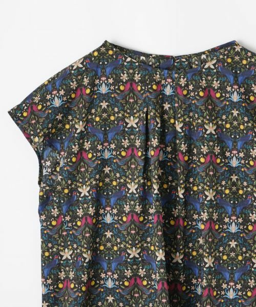 Leilian / レリアン シャツ・ブラウス | フラワー柄フレンチスリーブブラウス | 詳細15