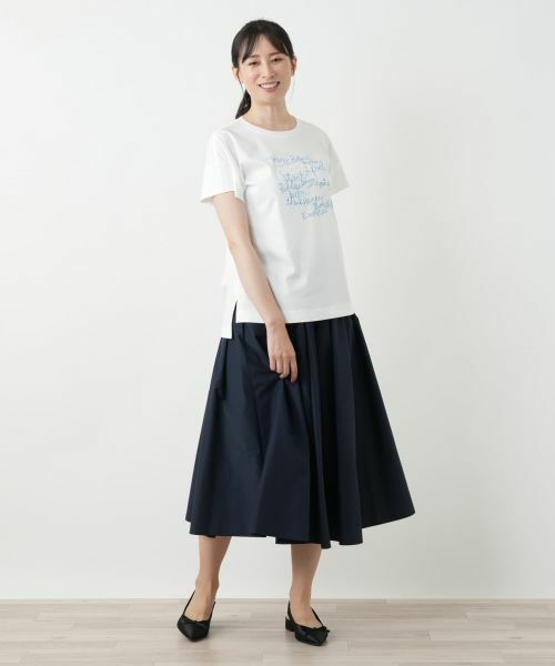 Leilian / レリアン ミニ・ひざ丈スカート | 洗えるギャザースカート | 詳細1