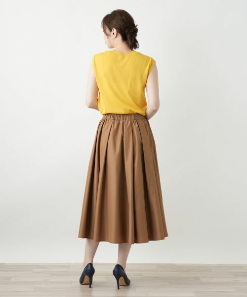 Leilian / レリアン ミニ・ひざ丈スカート | 洗えるギャザースカート | 詳細12