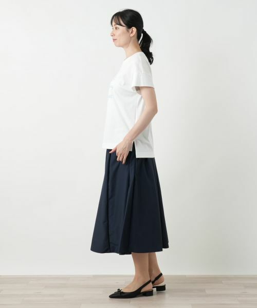 Leilian / レリアン ミニ・ひざ丈スカート | 洗えるギャザースカート | 詳細2