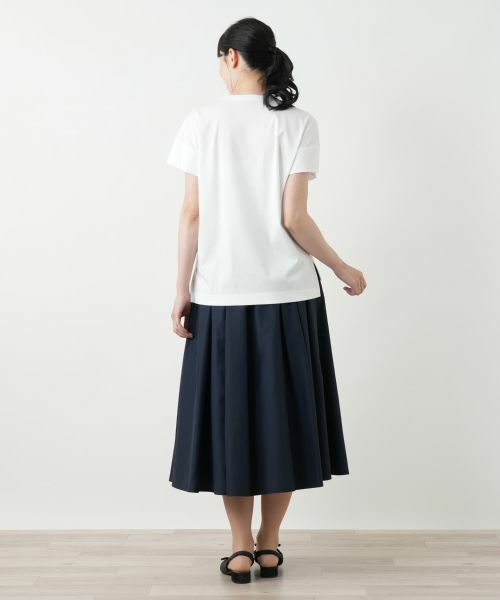 Leilian / レリアン ミニ・ひざ丈スカート | 洗えるギャザースカート | 詳細3