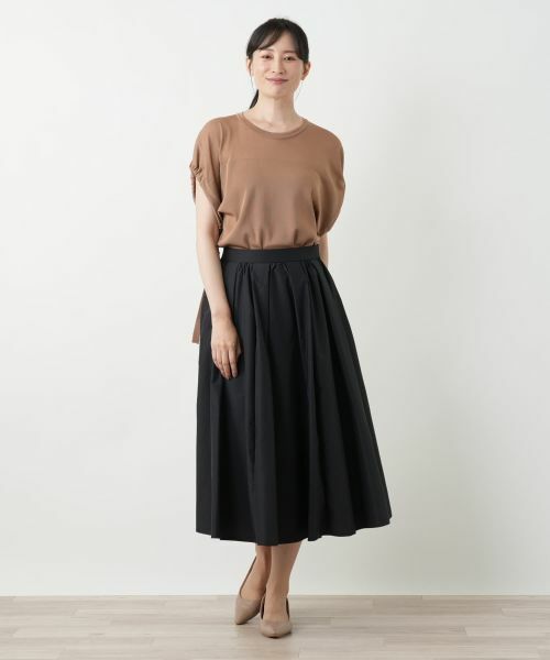 Leilian / レリアン ミニ・ひざ丈スカート | 洗えるギャザースカート | 詳細4