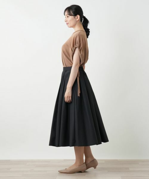 Leilian / レリアン ミニ・ひざ丈スカート | 洗えるギャザースカート | 詳細5