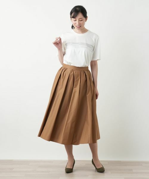 Leilian / レリアン ミニ・ひざ丈スカート | 洗えるギャザースカート | 詳細7
