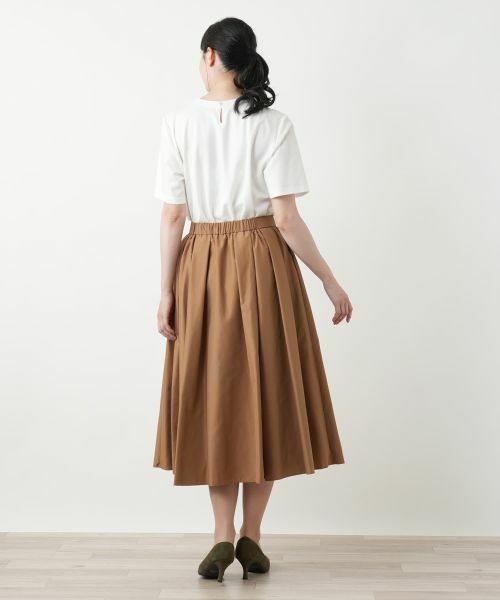 Leilian / レリアン ミニ・ひざ丈スカート | 洗えるギャザースカート | 詳細9