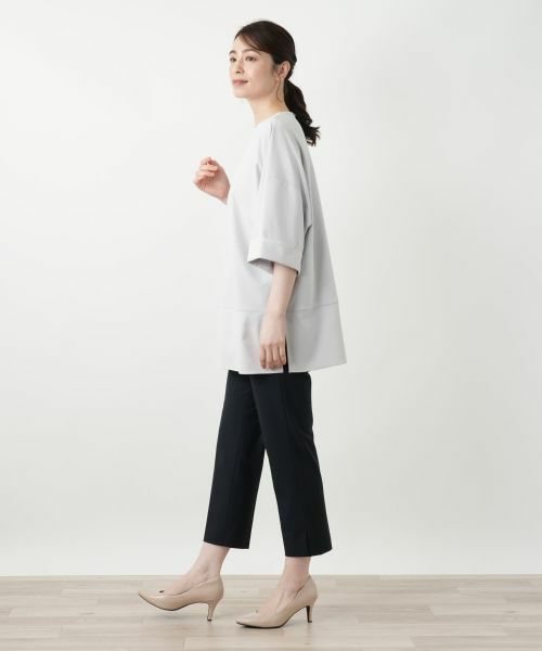Leilian / レリアン カットソー | 切替チュニックカットソー | 詳細2
