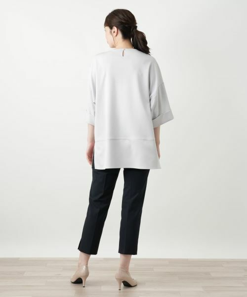 Leilian / レリアン カットソー | 切替チュニックカットソー | 詳細3