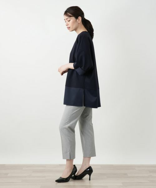 Leilian / レリアン カットソー | 切替チュニックカットソー | 詳細5