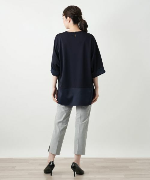 Leilian / レリアン カットソー | 切替チュニックカットソー | 詳細6