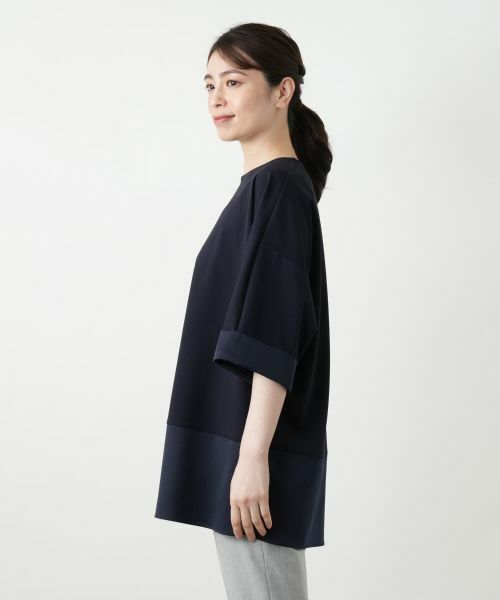 Leilian / レリアン カットソー | 切替チュニックカットソー | 詳細8