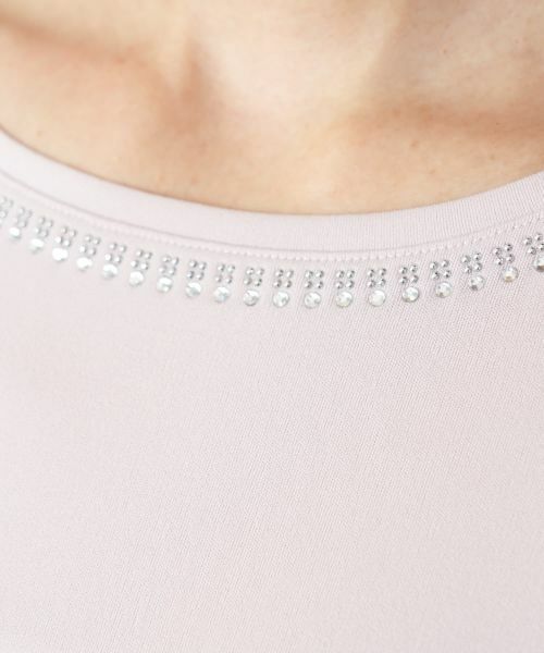 Leilian / レリアン カットソー | ビジューネックカットソー | 詳細14