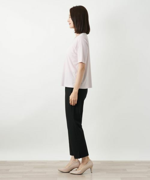 Leilian / レリアン カットソー | ビジューネックカットソー | 詳細5