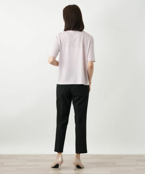 Leilian / レリアン カットソー | ビジューネックカットソー | 詳細6