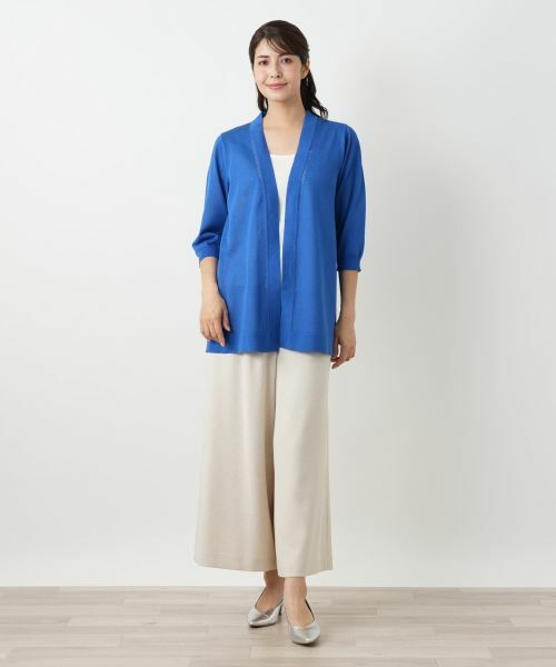 Leilian / レリアン カーディガン・ボレロ | ノーボタンカーディガン | 詳細1