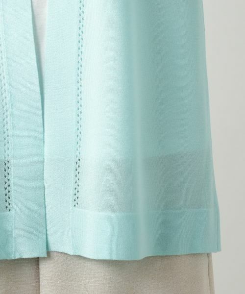 Leilian / レリアン カーディガン・ボレロ | ノーボタンカーディガン | 詳細13