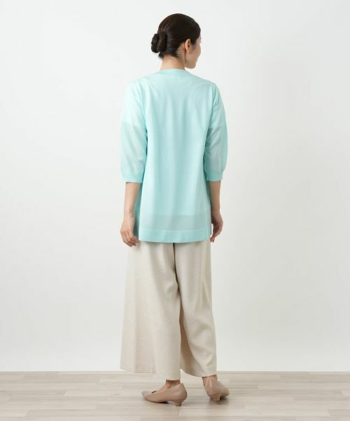 Leilian / レリアン カーディガン・ボレロ | ノーボタンカーディガン | 詳細6