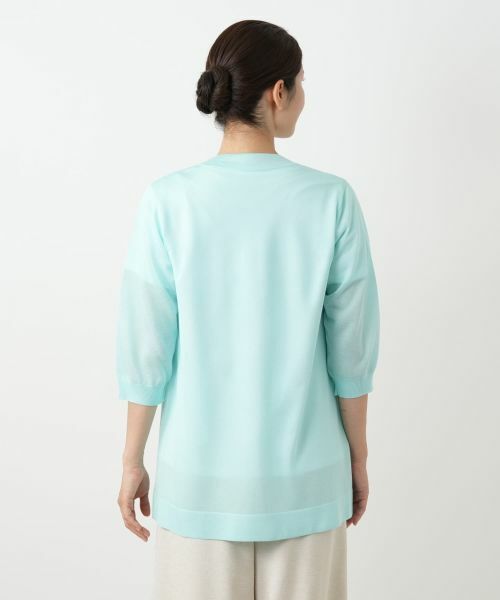 Leilian / レリアン カーディガン・ボレロ | ノーボタンカーディガン | 詳細9