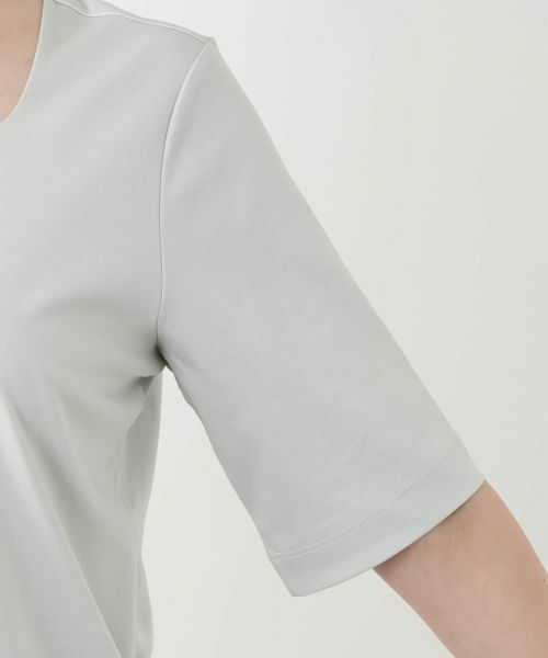 Leilian / レリアン Tシャツ | スクエアネックカットソー | 詳細15