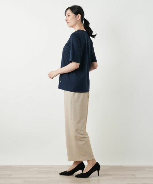 Leilian / レリアン Tシャツ | スクエアネックカットソー | 詳細2