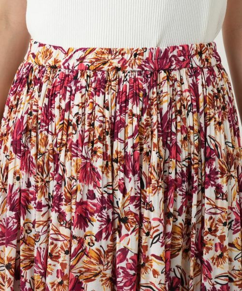 Leilian / レリアン ロング・マキシ丈スカート | 花柄プリーツスカート | 詳細10