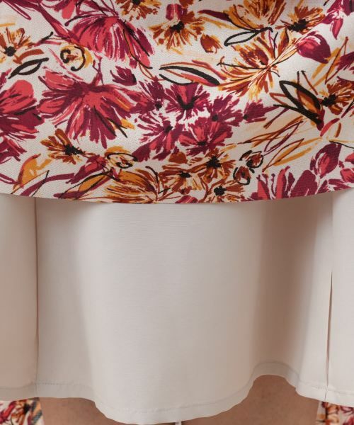 Leilian / レリアン ロング・マキシ丈スカート | 花柄プリーツスカート | 詳細12