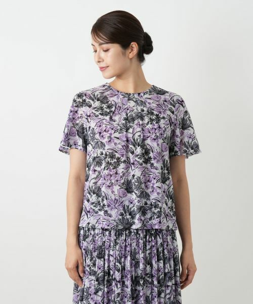 Leilian / レリアン シャツ・ブラウス | プリントブラウス | 詳細7