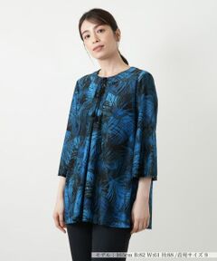 Leilian / レリアン シャツ・ブラウス | プリントフレアブラウス【Leilian WHITE LABEL】