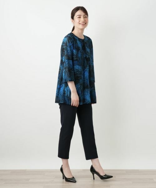 Leilian / レリアン シャツ・ブラウス | プリントフレアブラウス【Leilian WHITE LABEL】 | 詳細13