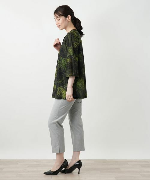 Leilian / レリアン シャツ・ブラウス | プリントフレアブラウス【Leilian WHITE LABEL】 | 詳細2