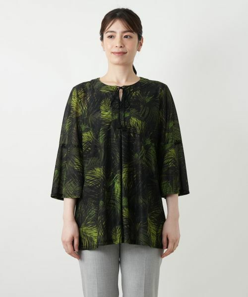 Leilian / レリアン シャツ・ブラウス | プリントフレアブラウス【Leilian WHITE LABEL】 | 詳細4