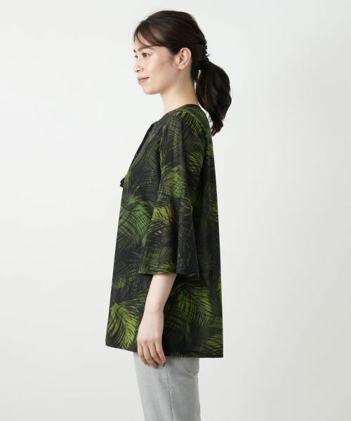 Leilian / レリアン シャツ・ブラウス | プリントフレアブラウス【Leilian WHITE LABEL】 | 詳細5