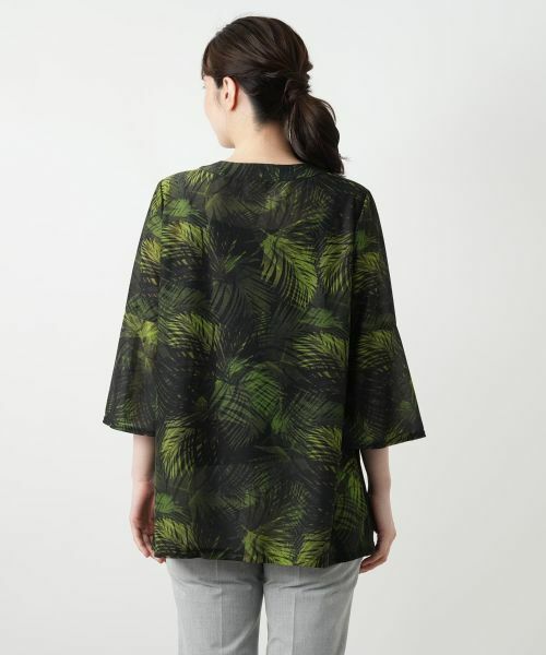 Leilian / レリアン シャツ・ブラウス | プリントフレアブラウス【Leilian WHITE LABEL】 | 詳細6