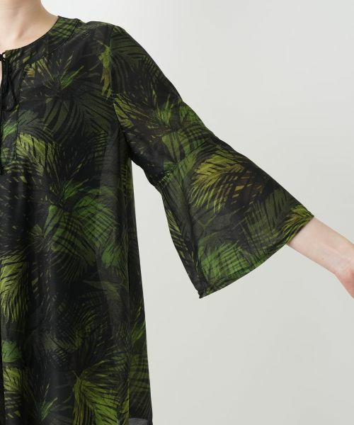 Leilian / レリアン シャツ・ブラウス | プリントフレアブラウス【Leilian WHITE LABEL】 | 詳細9