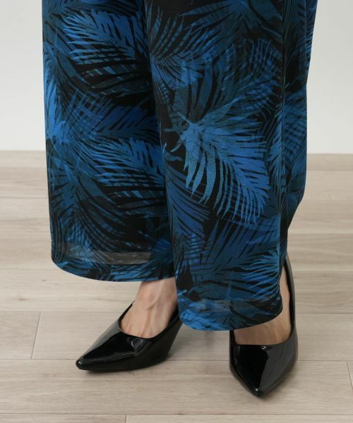 Leilian / レリアン その他パンツ | プリントワイドパンツ【Leilian WHITE LABEL】 | 詳細11