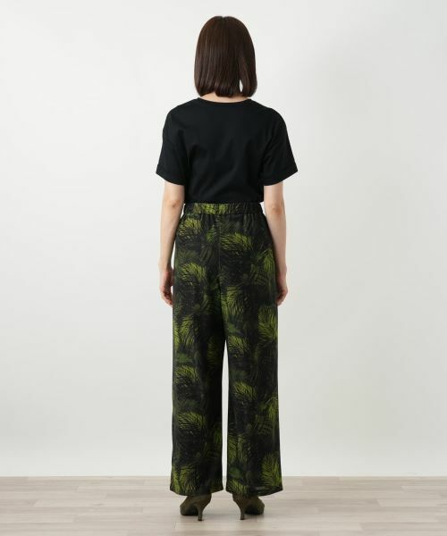 Leilian / レリアン その他パンツ | プリントワイドパンツ【Leilian WHITE LABEL】 | 詳細3