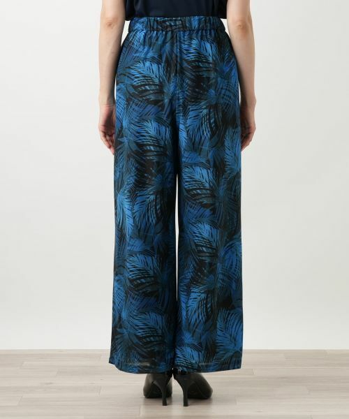 Leilian / レリアン その他パンツ | プリントワイドパンツ【Leilian WHITE LABEL】 | 詳細9