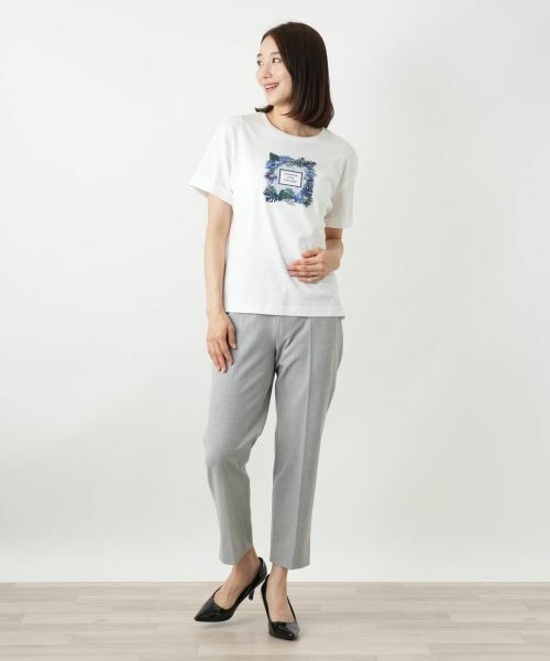 Leilian / レリアン Tシャツ | プリントTシャツ【Leilian WHITE LABEL】 | 詳細4