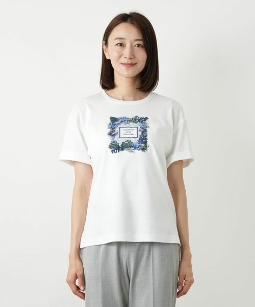 Leilian / レリアン Tシャツ | プリントTシャツ【Leilian WHITE LABEL】 | 詳細7