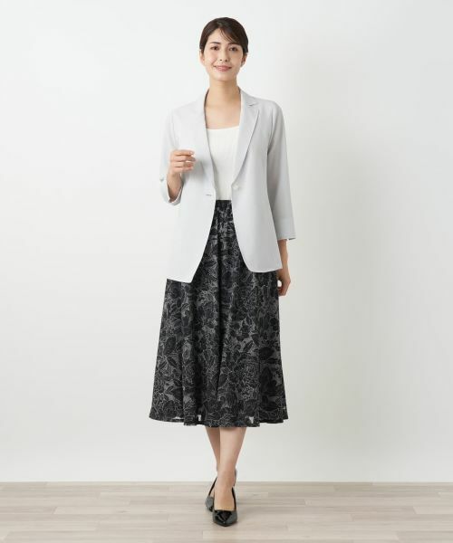 Leilian / レリアン テーラードジャケット | 七分袖ジャケット | 詳細1