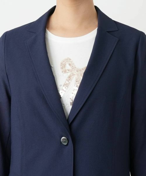 Leilian / レリアン テーラードジャケット | 七分袖ジャケット | 詳細10