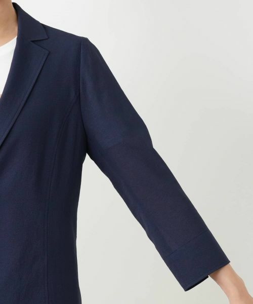 Leilian / レリアン テーラードジャケット | 七分袖ジャケット | 詳細12