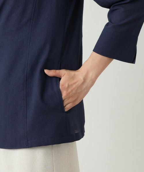 Leilian / レリアン テーラードジャケット | 七分袖ジャケット | 詳細14