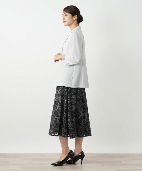 Leilian / レリアン テーラードジャケット | 七分袖ジャケット | 詳細2