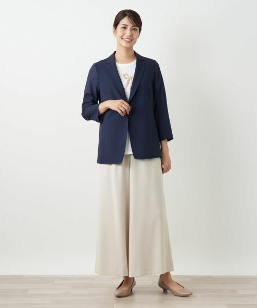 Leilian / レリアン テーラードジャケット | 七分袖ジャケット | 詳細4