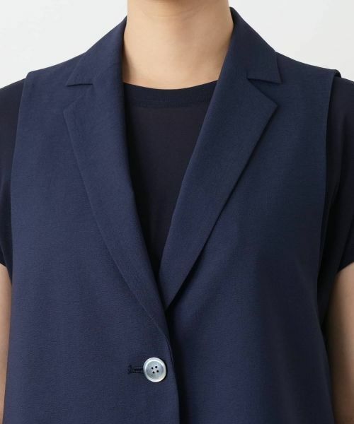 Leilian / レリアン テーラードジャケット | ラペルドベスト | 詳細10