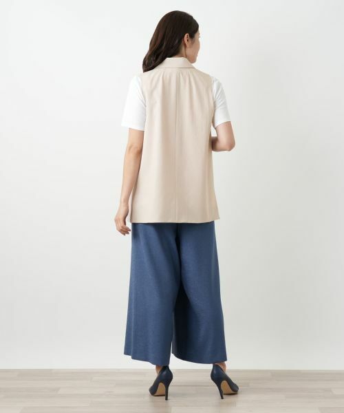 Leilian / レリアン テーラードジャケット | ラペルドベスト | 詳細3